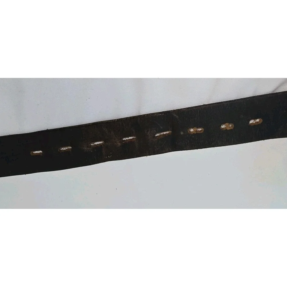 Merona Brown Genuine Leather Dress Belt Size XL Extra Large‎ 49